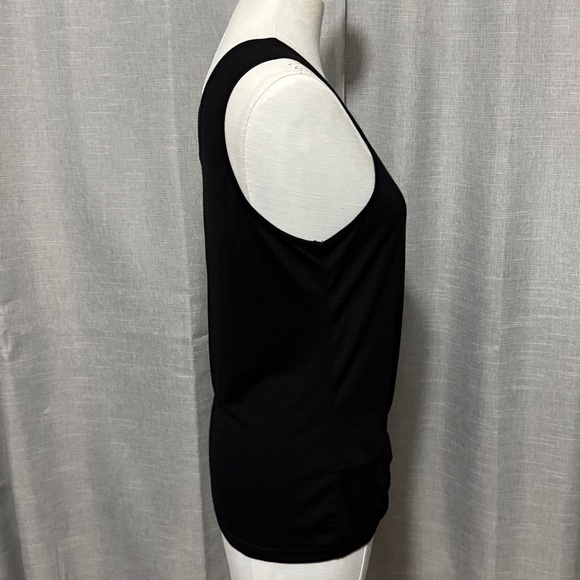 NWT CUPSHE Summer Beach Wear Top-Sz M-Rayon Blend-Black-Cute Strap Detail - Picture 8 of 13